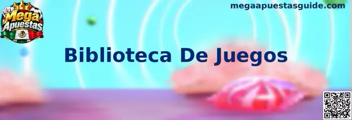 Vista representativa de una biblioteca digital de juegos de Mega Apuestas