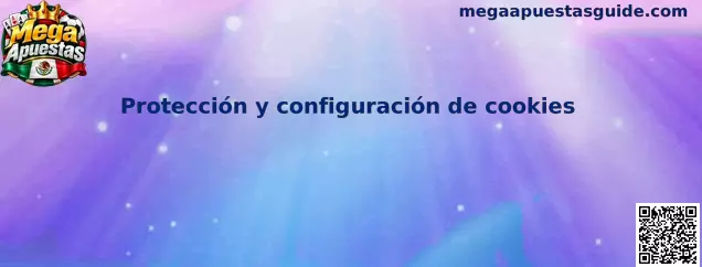 Protección y configuración de cookies en Mega Apuestas